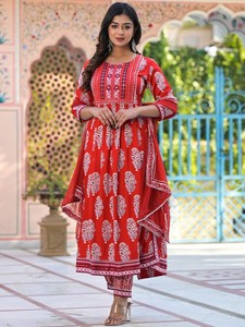 ชุดสูทออกแบบ salwar ชุดอินเดียและปากีสถานชุดเย็บปักและด้ายสำหรับงานแต่ง - Product Image 6