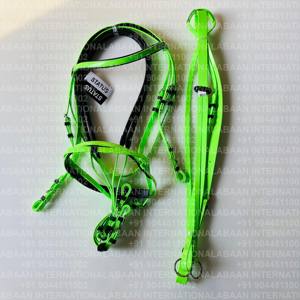 Brida de Carreras Ligera Impermeable con Recubrimiento de PVC y Herrajes de Acero Inoxidable, Equipo de Equitación para Entrenamiento - Product Image 1