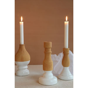 Bougeoir en bois photophore au design classique bougeoir en bois de grande qualité bougeoir en forme de bol à prix compétitif - Product Image 3