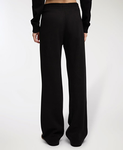 Venta caliente 100% algodón Crop Top Zip up Sweatsuit Set Loose Fit Stand Up Collar Light Crop HOODIE & Flare Jogger para mujeres - Product Image 4