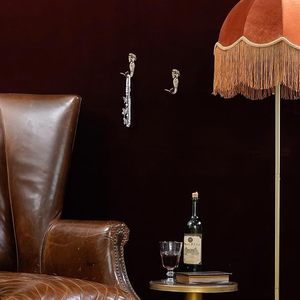 Gold Mermaid Shape Metal Wall <b>Coat</b> Hooks <b>Beach</b> Decoration Wall Mounted Hanging Rack for Keys Towel Clothes - Product Image 6