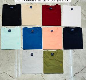 T-shirts pour hommes 100% coton Confort ultime Design uni pour un usage quotidien Style personnel Toile - Product Image 1