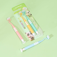 Meilleures ventes Walmart : Ensemble de brosses à dents pour tout-petits, jouet en plastique en forme de char de dessin animé, manuel, ultra-doux, sans BPA, pour usage domestique