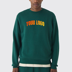 Wholesale OEM Custom Heavyweight 100% Cotton Oversized Crewneck Pullover Sweatshirts Premium Quality Customizable Sweatshirt - Product Image 1