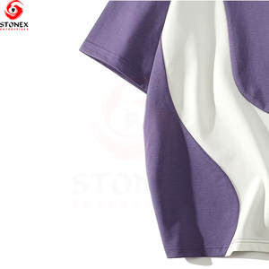 T-shirt surdimensionné pour homme, tendance printemps, streetwear, tissu en coton premium, respirant, écologique, séchage rapide, logo personnalisé, privé - Product Image 6