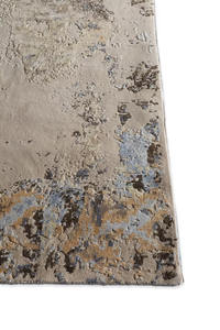 Unique Custom Made Abstract High Pile Thick <b>Colourful</b> Hand-Knotted Silk Rug From India-Modern Luxury Home Decor Area Rug - Product Image 3