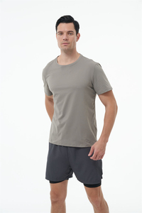 High Quality Plus Size 100% Cotton Men's Heavyweight Custom Printed Loose Fit Quick Dry O-Neck T-Shirt with Letter Pattern - Product Image 2