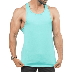 OEM Manufacturer Tank Top New Arrival Plain Comfortable Four Way Stretchable Activewear Round Neck Sleeveless Bodybuilding Top - Product Image 2