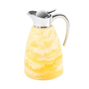 Handmade Customizable Luxury Tea <b>Kettle</b> Resin Lid Handle Premium <b>Metal</b> Tableware Eco-Friendly Dishwasher Safe Non-Toxic - Product Image 3