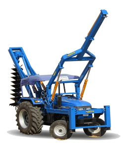 جرافة خلفية للخدمة الشاقة مع عمود حفر وجرار الانتصاب والزراعة من أجل الزراعة - Product Image 1