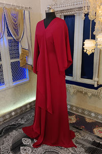 Maroon designer islamic <b>kaftan</b> - Product Image 3