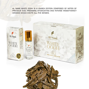 AL NAAS WHITE OODH Perfume Unisex en Roll-on de 6 ML - Product Image 1