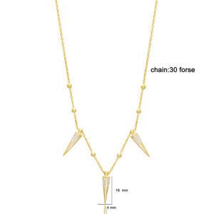 Cadena de bolas de forma única, collar de coctelera de piedra de circón, joyería de plata de ley 925 hecha a mano turca - Product Image 2