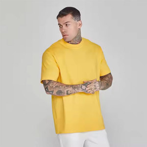 Camiseta de calle de gran tamaño con cuello redondo personalizada para hombre, oferta completa, gráfico impreso fresco, informal, gimnasio, jogging, entrenamiento, 100% algodón - Product Image 6