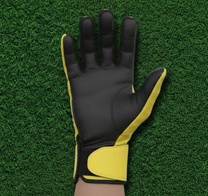 Guantes de Bateo de Béisbol KANDARI SPORTS Ligeros y Transpirables de Cuero con Cierre de Velcro, Color/Logotipo Personalizable - Product Image 6