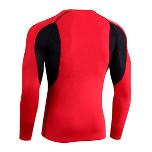 High Quality Custom <b>Compression</b> <b>Shirts</b> for Men Light Weight Regular Fit Workout Breathable Quick Dry Long Sleeve - Product Image 4