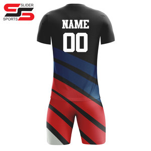Venta Caliente de Uniformes de Fútbol Personalizables, 100% Poliéster, Transpirables, para Verano e Invierno, al por Mayor a Precio Económico - Product Image 2