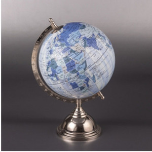 Mapa de escritorio de globo terráqueo geográfico francés Vintage grande decoración de mediados de siglo mesa de escritorio mesa escolar de globo terráqueo giratorio - Product Image 4