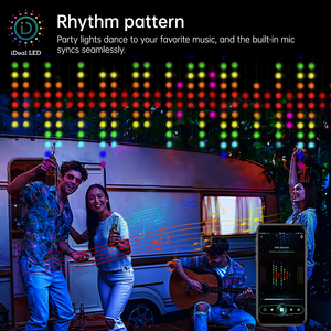 Smart RGB luci della stringa della tenda 400 LED impermeabile finestra personalizzata App di controllo su misura regolazioni del Design - Product Image 4