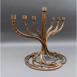 New Design Metal Candelabra for Wedding Decoration Centerpiece Brass <b>Copper</b> Antique Shade Candelabra <b>Candle</b> Jars Supplies - Product Image 6