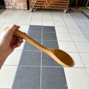 Cuchara Grande de Madera de Acacia para Sopa, Cuchara para Servir Sopa, Utensilios de Cocina - Product Image 4