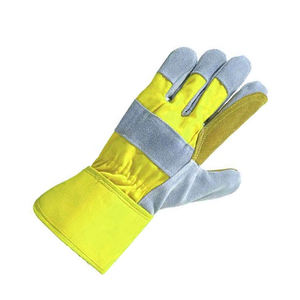 Gants de soudage personnalisés en gros, gants de soudage en cuir TIG, gants de sécurité raisonnables, résistance à la chaleur, personnalisés, bleus, doubles - Product Image 4