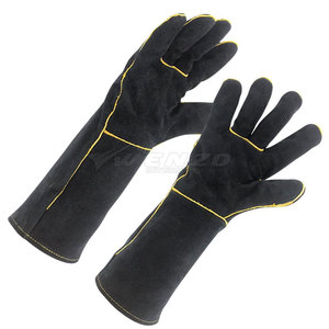 Gants de soudage en cuir de haute qualité, best-sellers, design personnalisé, en cuir de vache, doublés de polaire, pouce complet, respirants - Product Image 2