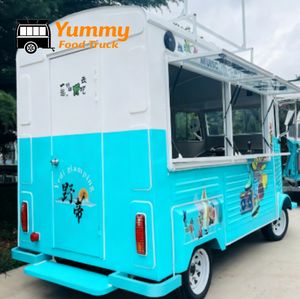 Manufacture Ice Cream Vintage Van Snack Catering <strong>Food</strong> Trailer Electric Mobile Retro <strong>Food</strong> Truck For Sale - Product Image 5