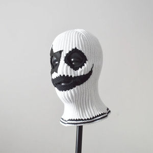 Balaclava de ski personnalisée en gros, 100% polyester, unisexe, de haute qualité, tricotée, 3 trous, logo de groupe, usage quotidien en extérieur - Product Image 2