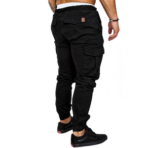 Pantalones personalizados al por mayor para hombre, pantalones ajustados tejidos de marca de alta calidad, ropa deportiva, pantalones de Golf de Color sólido con bolsillos laterales - Product Image 6