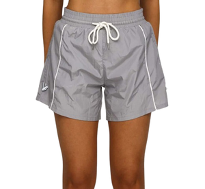 Ensemble de survêtement court coupe-vent personnalisé avec logo, ensemble vintage pour femmes en deux pièces, veste coupe-vent patchwork, streetwear - Product Image 3