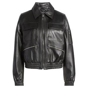 Veste en cuir véritable de qualité supérieure pour femme, logo personnalisé, meilleure vente en plein air, veste en cuir pour femme pour adulte - Product Image 6