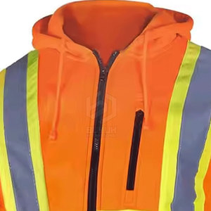 Nouvelle arrivée : sweat-shirt de sécurité pour homme, imperméable, respirant, service OEM, réfléchissant, protection de haute qualité - Product Image 5