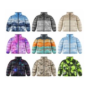 Veste matelassée d'hiver pour homme, imprimée par sublimation, veste à bulles, logo personnalisé, veste rembourrée chaude, streetwear, coupe-vent - Product Image 1