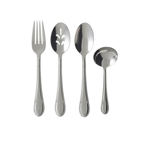 Traditional Stainless Steel Cutlery Set Full Dinner Wedding Flatware Includes Spoons Forks Knife Fish <b>Mirror</b> for Kitchen Use - Product Image 5
