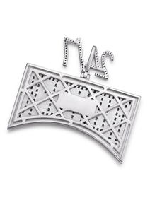 จี้เพชรโมอิสซาไนต์ทรงกลมเจียระไนแบบบริลเลียนท์ ดีไซน์หรูหรา ประดับเพชรเต็มตัว  ทำจากเงินแท้ 925 ชุบทอง 14k และโรเดียม สำหรับงานปาร์ตี้  24/7 Hustler VVS - Product Image 5