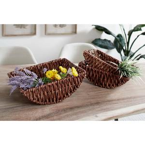 ชุดตะกร้าหวายน้ำ 3 ใบ ตะกร้าเก็บของทำมือ ขายส่ง เป็นมิตรกับสิ่งแวดล้อม ผลิตในเวียดนาม - Product Image 6