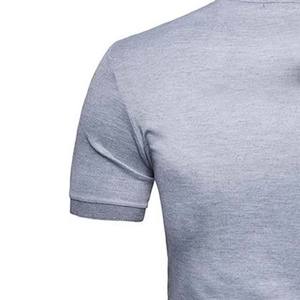 Camisetas Deportivas Personalizadas para Hombre, Diseño Moderno, Color Sólido, 100% Algodón, Manga Corta, Estilo Ejecutivo, Secado Rápido - Product Image 4