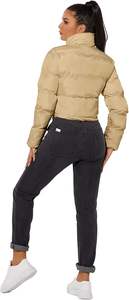 Chaqueta Bomber Casual de Invierno para Mujer, Talla Grande, Transpirable, Estampada, Tejida, con Forro de Nailon, Color y Diseño de Logotipo Personalizables - Product Image 6