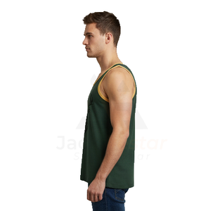 Débardeurs en coton 100% de qualité supérieure, tricotés, décontractés, sans manches, pour hommes - Prix d'usine, vente chaude, logo privé - Product Image 6