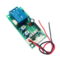 Module de déclenchement par capteur de vibration Taidacent DC 12V pour système d'alarme DIY, capteur de choc, module de relais avec temporisation réglable