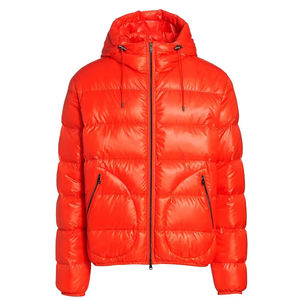 Veste matelassée pour homme, style streetwear, design OEM, hiver 2025, col montant, respirante, fermeture éclair, poche plaquée sur le devant - Product Image 1