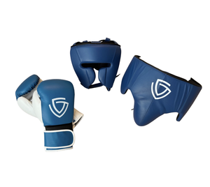 Equipo de Boxeo Profesional Personalizable de Alta Calidad, Guantes de Cuero, Protector de Cabeza, Protector Inguinal, Absorbe la Humedad - Product Image 1