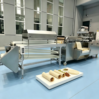 Machine à fabriquer des tortillas de pain arabe facile à nettoyer, compatible avec plusieurs tailles