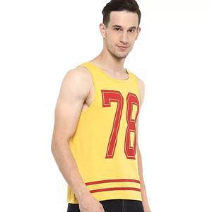 Camisetas sin mangas estampadas para hombre, ropa de gimnasio por sublimación, venta al por mayor - Product Image 5