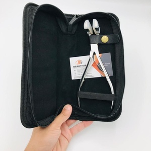 Meilleure vente Pince à pression professionnelle en acier inoxydable avec logo personnalisé Outil d'extension de cheveux écologique - Product Image 5