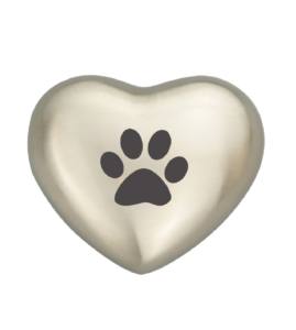 Fournisseur en gros d'urnes funéraires en laiton à bas prix Urnes funéraires en forme de cœur en laiton rose pour animaux de compagnie - Product Image 5