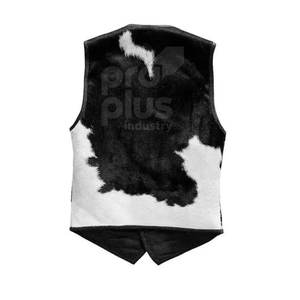 Gilet en cuir de vache véritable, hiver, écologique, respirant, de haute qualité, tendance, résistant, vêtement de moto décontracté - Product Image 2