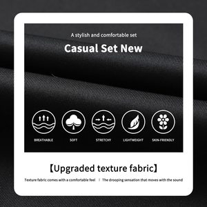 Logo personnalisé sérigraphie entraînement Gym 100% coton été survêtements 2 pièces ensembles haute qualité en vrac survêtement hommes survêtements ensemble - Product Image 6