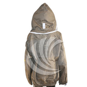Chaqueta de Apicultura Semi-Ventilada a Prueba de Picaduras para Apicultores, Chaqueta de Apicultura de 3 Capas con Velo Protector, Suministro en Línea - Product Image 3